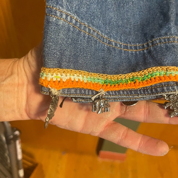 Embroidered Denim Jacket - Picture 12 of 14